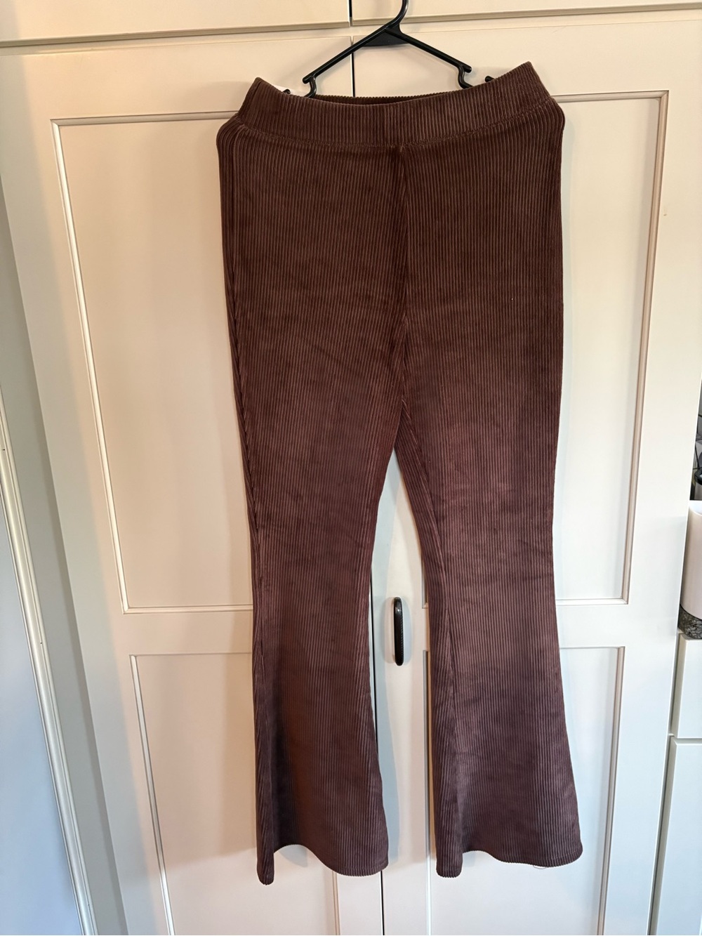 Aeropostale Women's Brown Corduroy Flared Pants